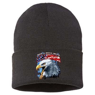 Don't Mess With America Sustainable Knit Beanie