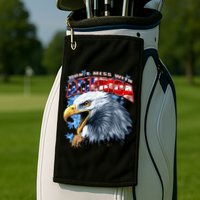 Don't Mess With America Golf Towel