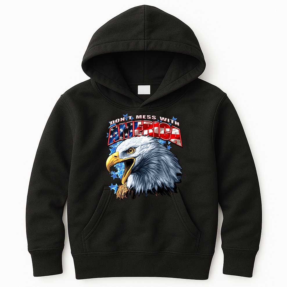 Don't Mess With America Kids Hoodie