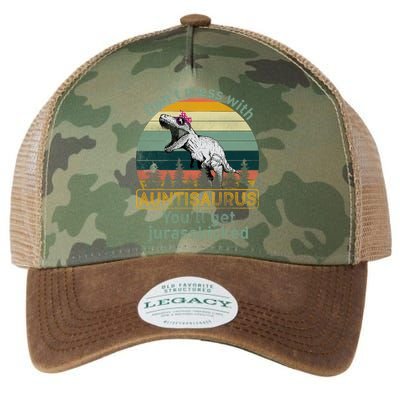 Don't Mess WIth Auntisaurus Legacy Tie Dye Trucker Hat