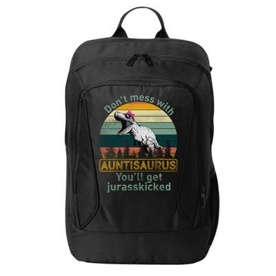 Don't Mess WIth Auntisaurus City Backpack