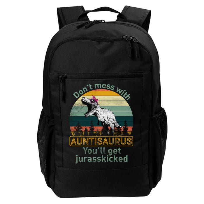 Don't Mess WIth Auntisaurus Backpack
