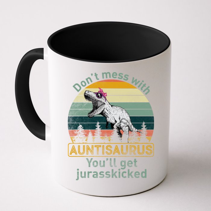 Don't Mess WIth Auntisaurus Mug