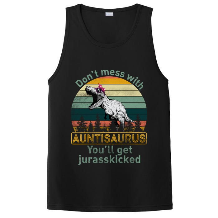 Don't Mess WIth Auntisaurus PosiCharge Competitor Tank