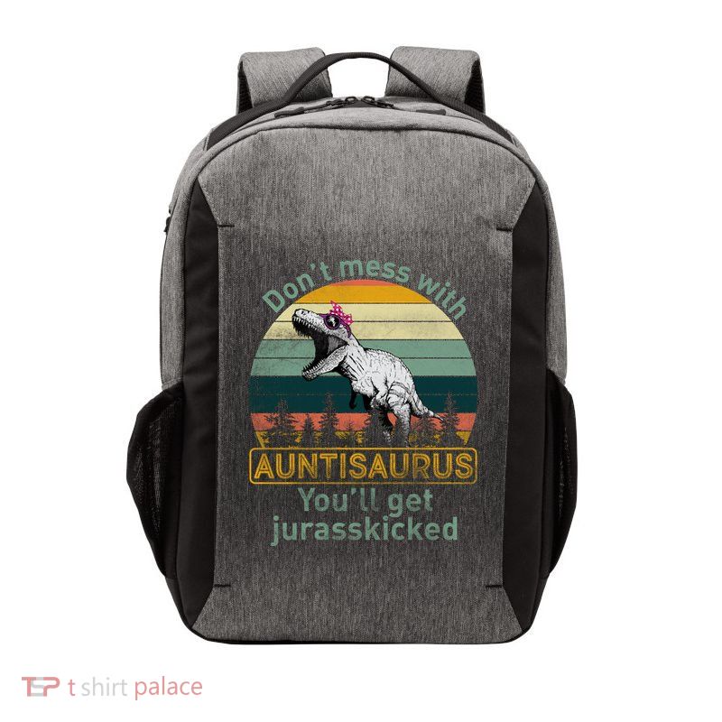 Don't Mess WIth Auntisaurus Vector Backpack