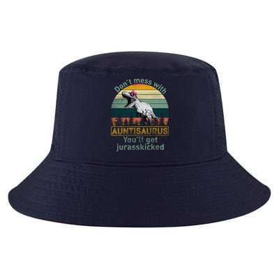 Don't Mess WIth Auntisaurus Cool Comfort Performance Bucket Hat