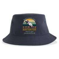 Don't Mess WIth Auntisaurus Sustainable Bucket Hat