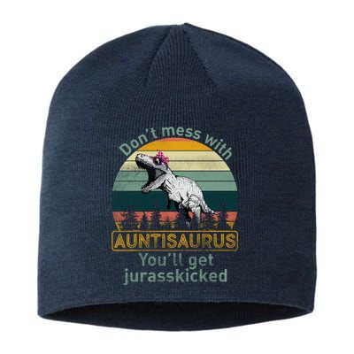 Don't Mess WIth Auntisaurus Sustainable Beanie