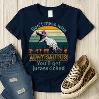 Don't Mess WIth Auntisaurus Womens T-Shirt