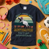 Don't Mess WIth Auntisaurus Kids T-Shirt