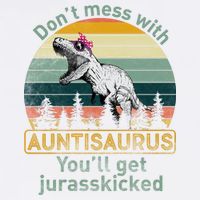 Don't Mess WIth Auntisaurus Garment-Dyed Sweatshirt