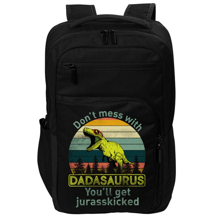 Don't Mess With Dadasaurus Impact Tech Backpack