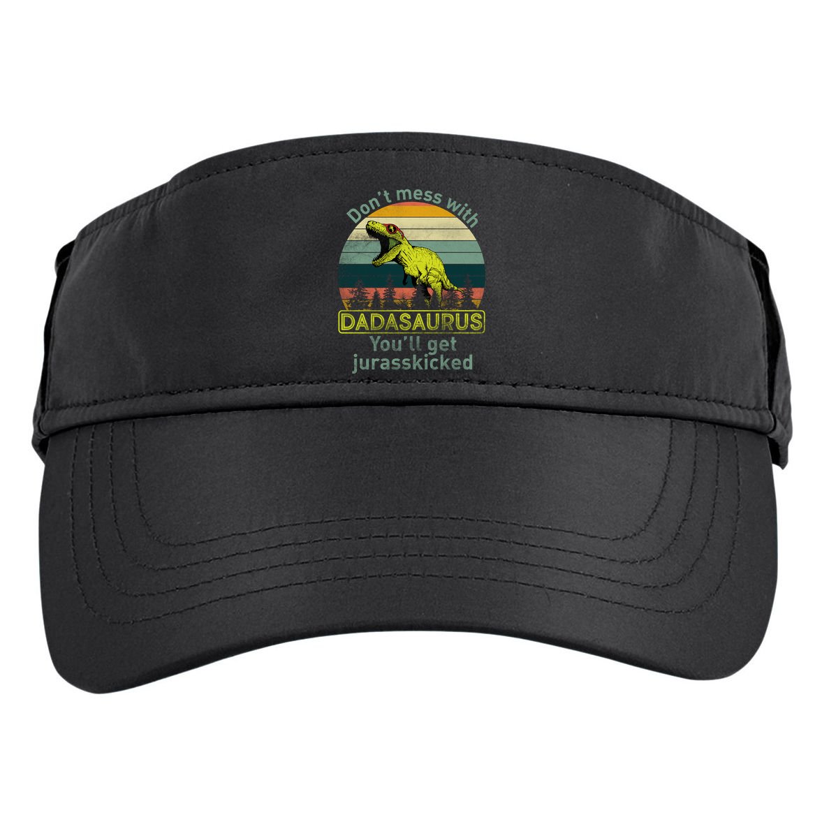 Don't Mess With Dadasaurus Adult Drive Performance Visor