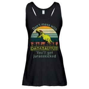 Don't Mess With Dadasaurus Ladies Essential Flowy Tank