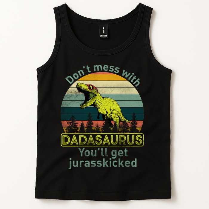 Don't Mess With Dadasaurus Tank Top