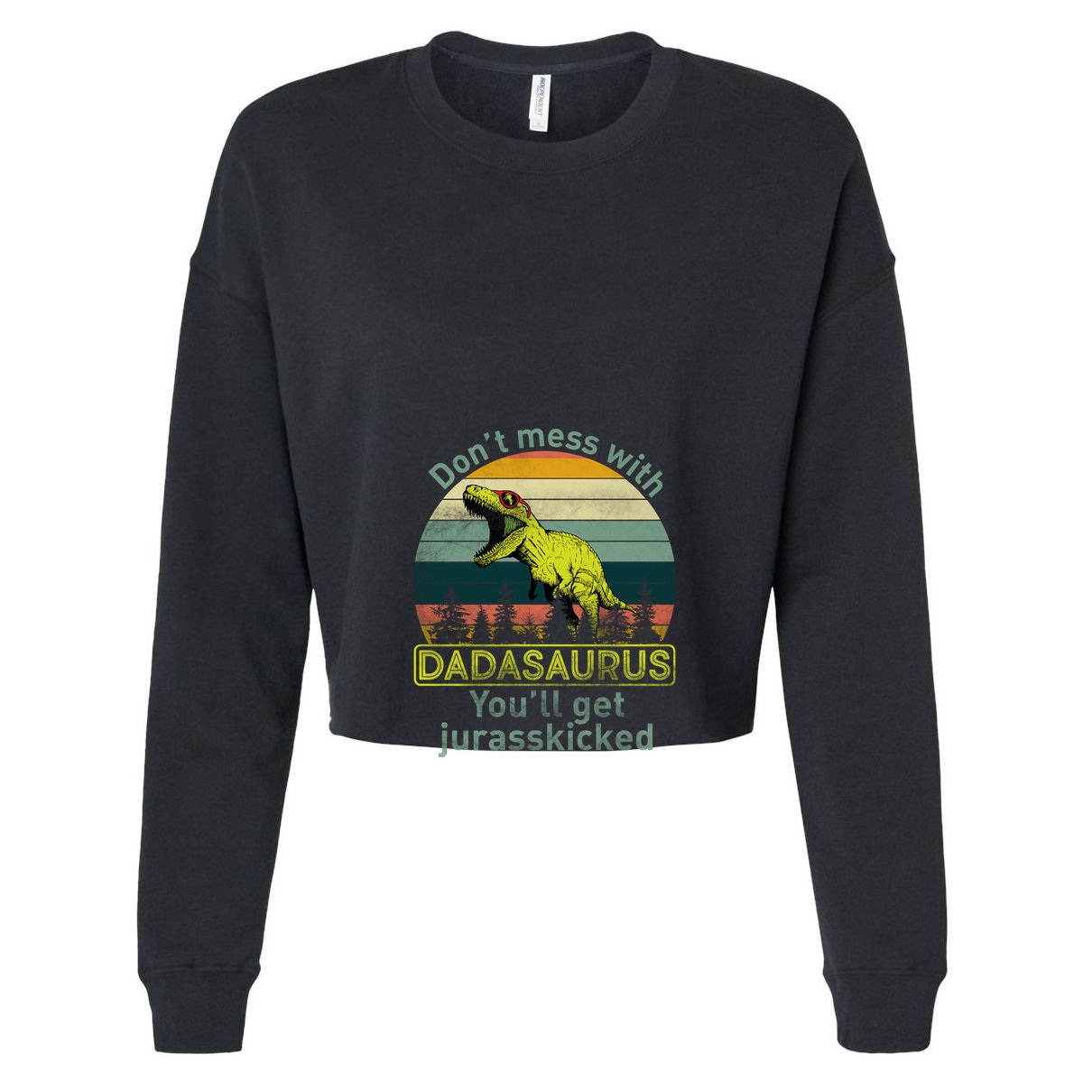 Don't Mess With Dadasaurus Kids Hoodie