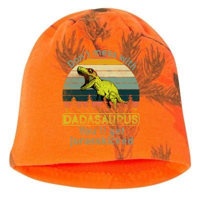 Don't Mess With Dadasaurus Kati - Camo Knit Beanie