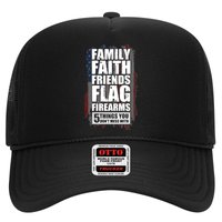 Don't Mess With Family Faith Friends Flag Firearms Trucker Hat