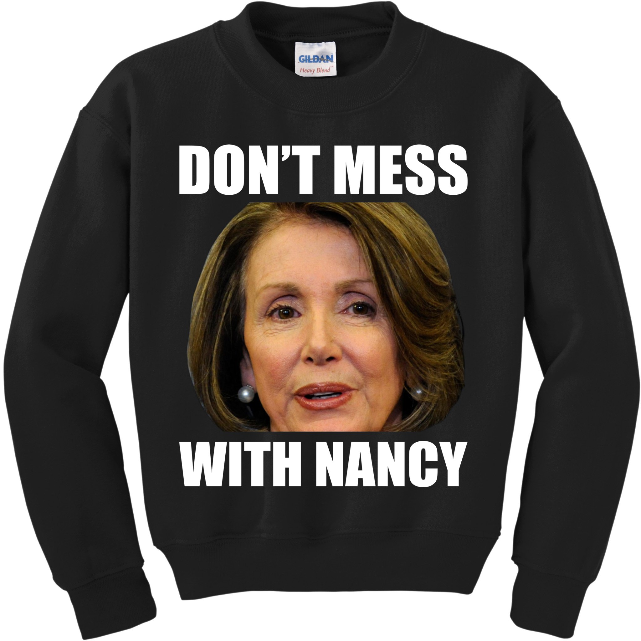 Don't Mess With Mama Nancy Pelosi Kids Sweatshirt