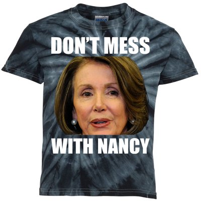 Don't Mess With Mama Nancy Pelosi Kids Tie-Dye T-Shirt