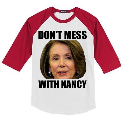 Don't Mess With Mama Nancy Pelosi Kids Colorblock Raglan Jersey