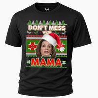 Don't Mess With Mama Pelosi Ugly Christmas Sweater Cooling Performance Crew T-Shirt