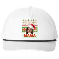 Don't Mess With Mama Pelosi Ugly Christmas Sweater Snapback Five-Panel Rope Hat