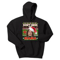 Don't Mess With Mama Pelosi Ugly Christmas Sweater Kids Hoodie