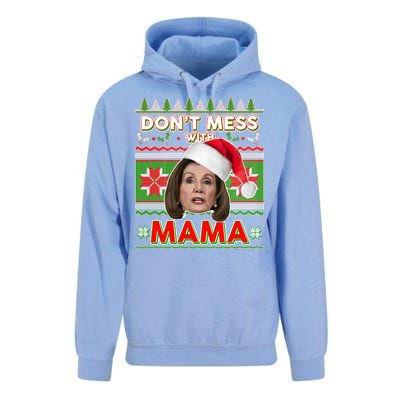 Don't Mess With Mama Pelosi Ugly Christmas Sweater Unisex Surf Hoodie