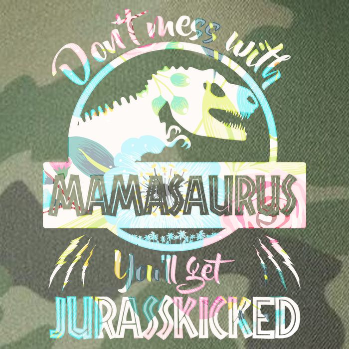 Don't Mess With Mamasaurus Legacy Tie Dye Trucker Hat