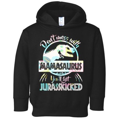 Don't Mess With Mamasaurus Toddler Hoodie