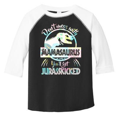 Don't Mess With Mamasaurus Toddler Fine Jersey T-Shirt