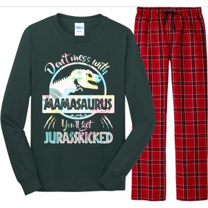 Don't Mess With Mamasaurus Long Sleeve Pajama Set