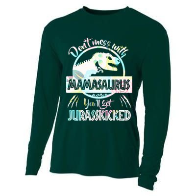 Don't Mess With Mamasaurus Cooling Performance Long Sleeve Crew