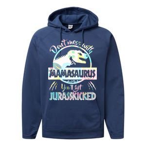 Don't Mess With Mamasaurus Performance Fleece Hoodie