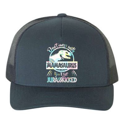 Don't Mess With Mamasaurus Yupoong Adult 5-Panel Trucker Hat