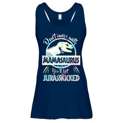 Don't Mess With Mamasaurus Ladies Essential Flowy Tank