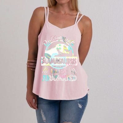 Don't Mess With Mamasaurus Women's Strappy Tank