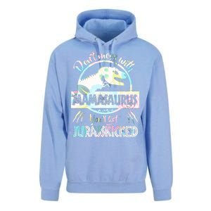 Don't Mess With Mamasaurus Unisex Surf Hoodie