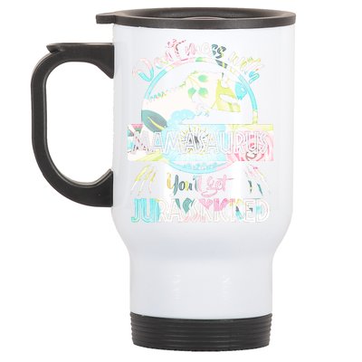 Don't Mess With Mamasaurus Stainless Steel Travel Mug