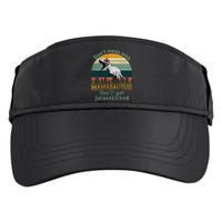 Don't Mess With Mamasaurus Jurrasskicked Adult Drive Performance Visor