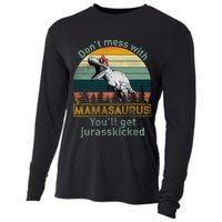 Don't Mess With Mamasaurus Jurrasskicked Cooling Performance Long Sleeve Crew