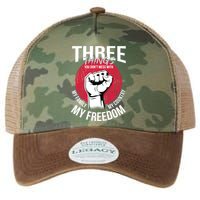 Don't Mess With Me Freedom Quote Legacy Tie Dye Trucker Hat
