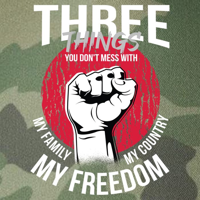 Don't Mess With Me Freedom Quote Legacy Tie Dye Trucker Hat