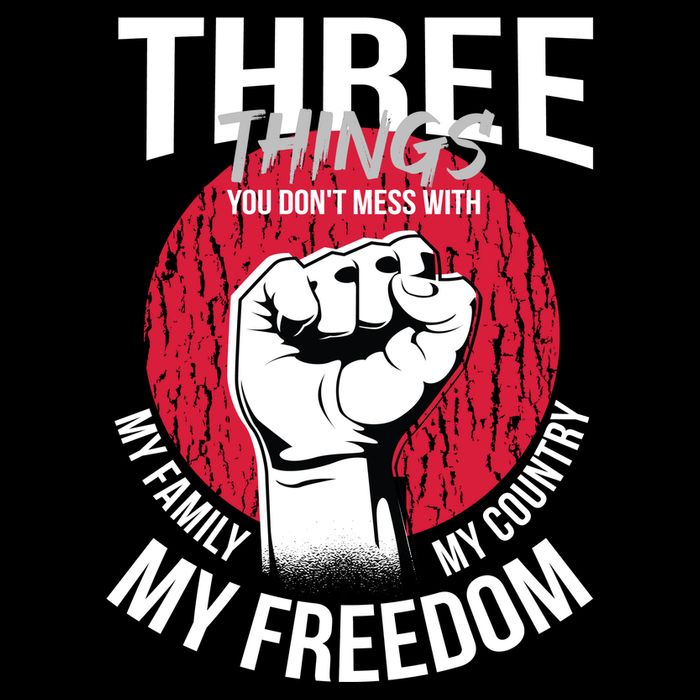 Don't Mess With Me Freedom Quote City Backpack