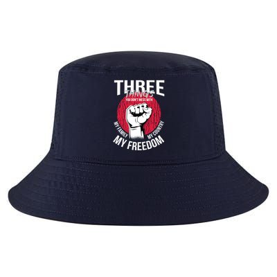 Don't Mess With Me Freedom Quote Cool Comfort Performance Bucket Hat