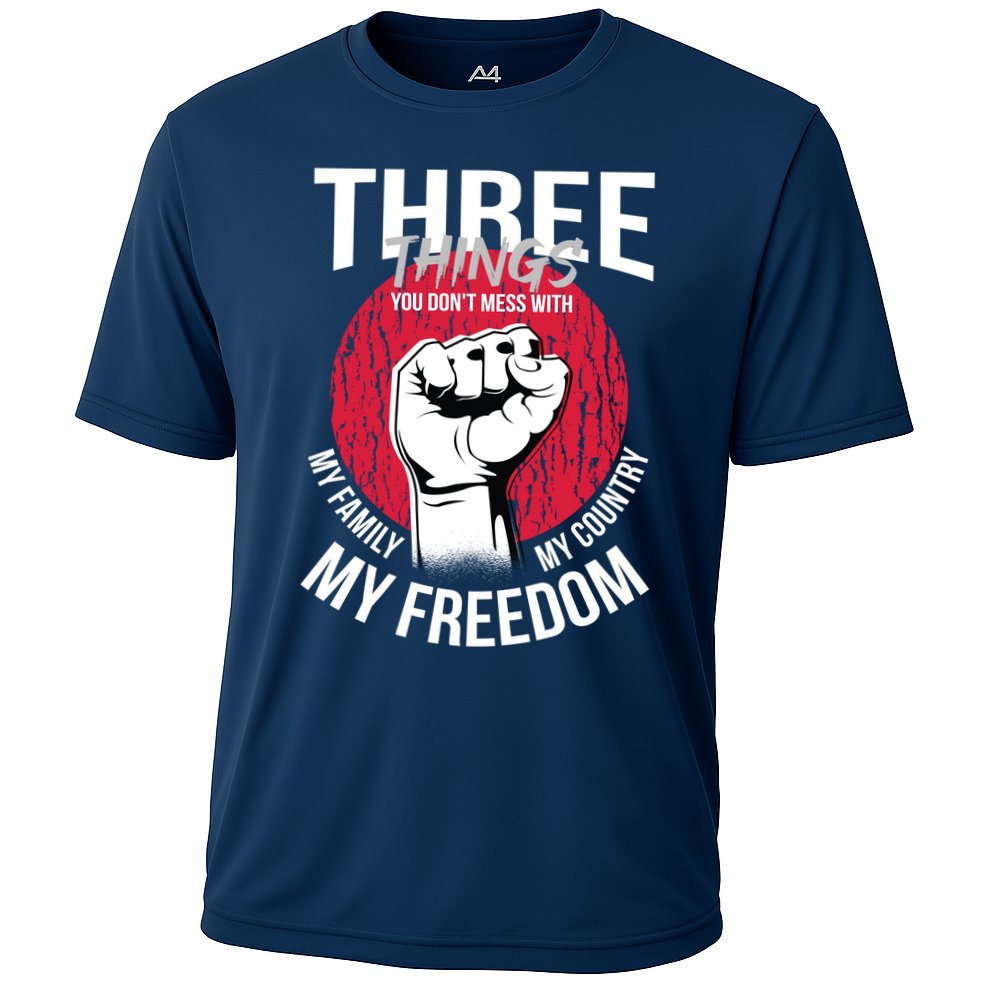 Don't Mess With Me Freedom Quote Performance Shirt