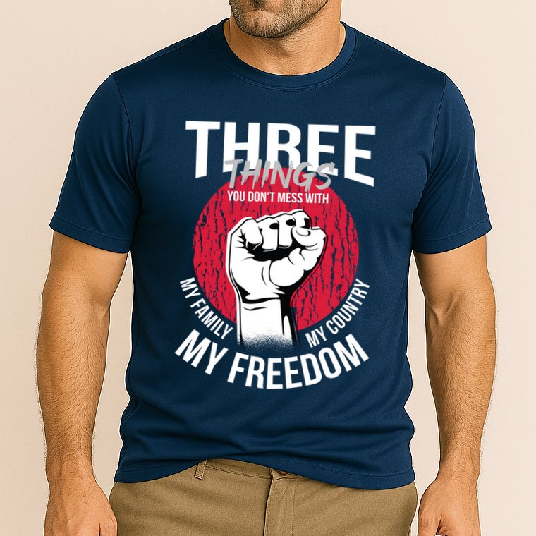 Don't Mess With Me Freedom Quote Performance Shirt