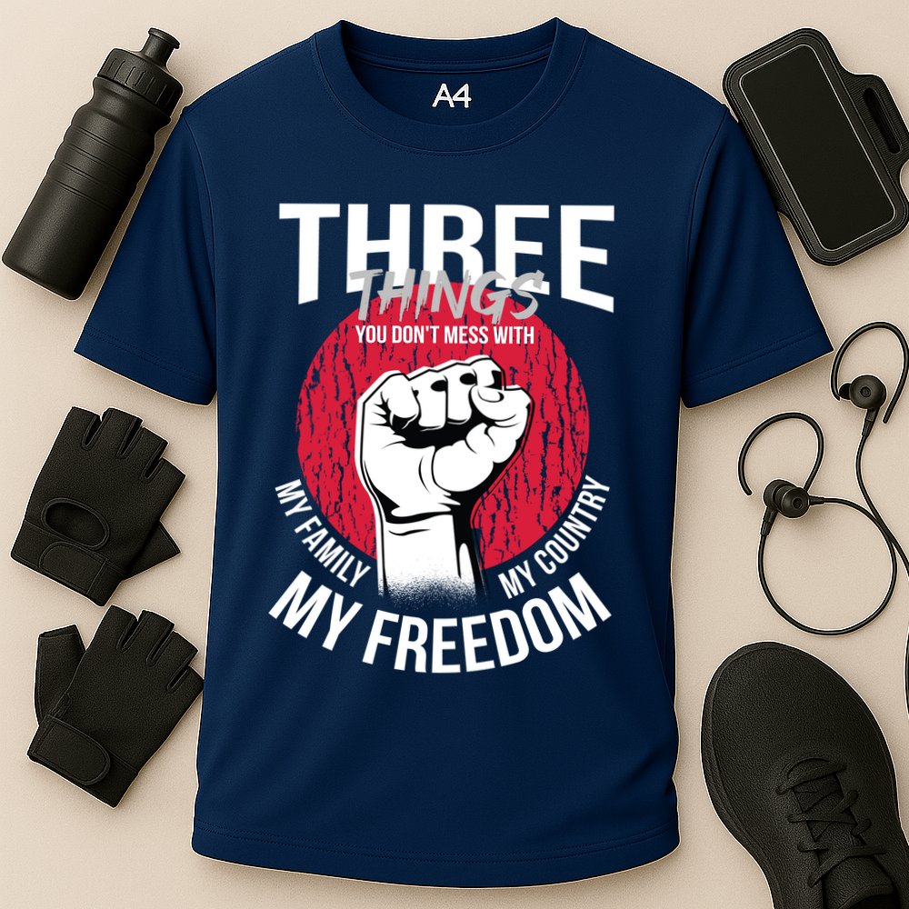 Don't Mess With Me Freedom Quote Performance Shirt
