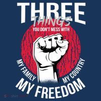 Don't Mess With Me Freedom Quote Magnet